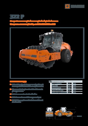 Cilindri compactori cu un singur tambur Hamm 322 P