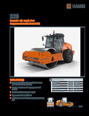 Cilindri compactori cu un singur tambur Hamm 325