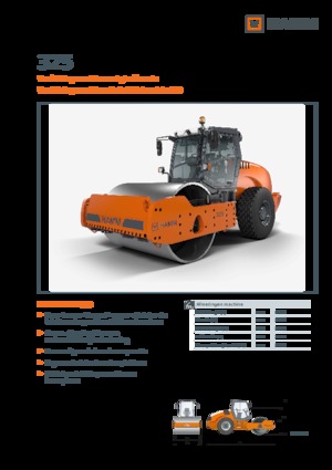 Cilindri compactori cu un singur tambur Hamm 325