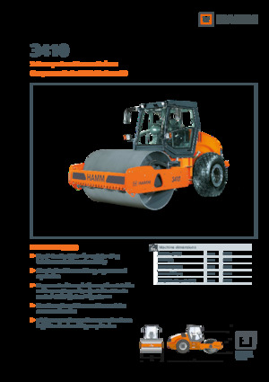 Cilindri compactori cu un singur tambur Hamm 3410