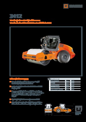 Cilindri compactori cu un singur tambur Hamm 3412