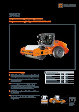 Cilindri compactori cu un singur tambur Hamm 3412