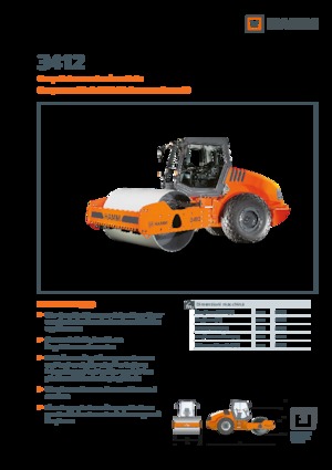 Cilindri compactori cu un singur tambur Hamm 3412