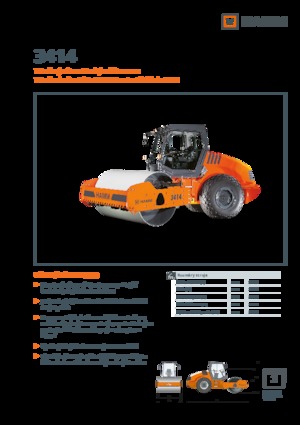 Cilindri compactori cu un singur tambur Hamm 3414