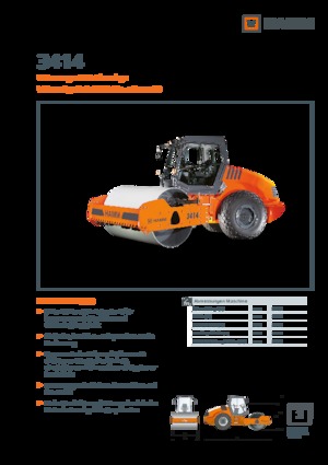 Cilindri compactori cu un singur tambur Hamm 3414
