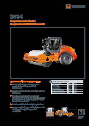Cilindri compactori cu un singur tambur Hamm 3414