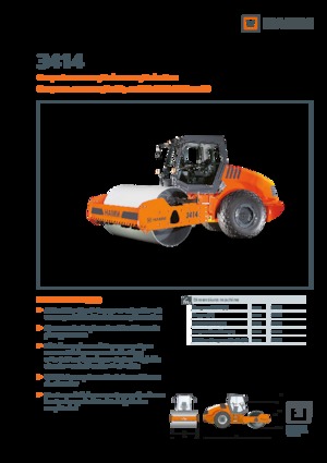 Cilindri compactori cu un singur tambur Hamm 3414