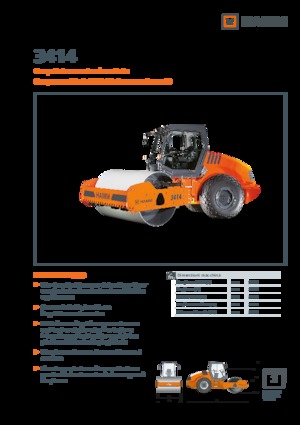 Cilindri compactori cu un singur tambur Hamm 3414