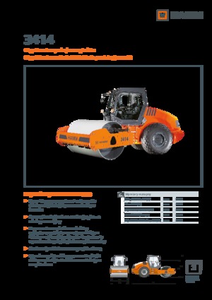 Cilindri compactori cu un singur tambur Hamm 3414