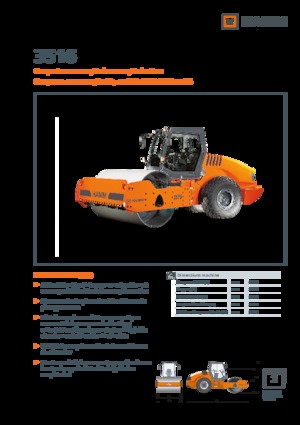 Cilindri compactori cu un singur tambur Hamm 3516