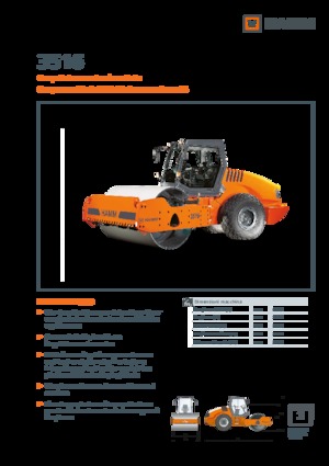 Cilindri compactori cu un singur tambur Hamm 3516