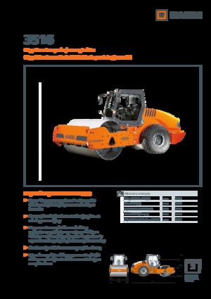 Cilindri compactori cu un singur tambur Hamm 3516