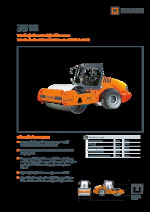 Cilindri compactori cu un singur tambur Hamm 3518