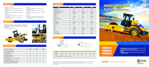 Cilindri compactori cu un singur tambur SEM 518