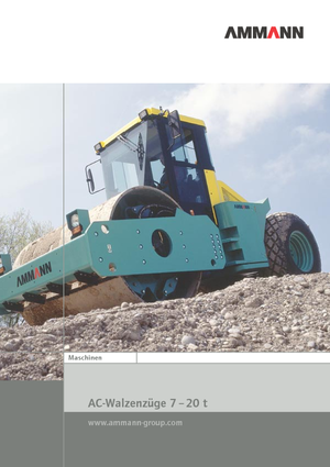 Cilindri compactori cu un singur tambur Ammann AC 110-2