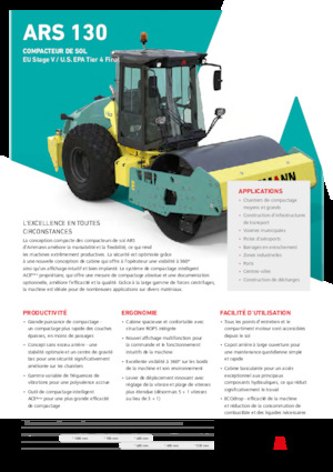 Cilindri compactori cu un singur tambur Ammann ARS 130 PD