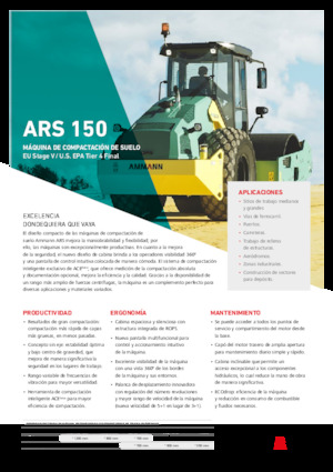 Cilindri compactori cu un singur tambur Ammann ARS 150 PD