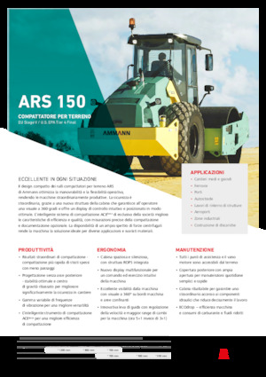 Cilindri compactori cu un singur tambur Ammann ARS 150 PD