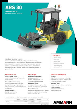 Cilindri compactori cu un singur tambur Ammann ARS 30