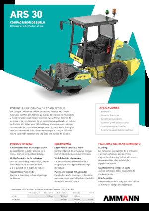 Cilindri compactori cu un singur tambur Ammann ARS 30