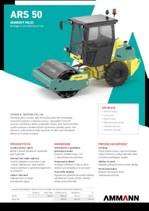 Cilindri compactori cu un singur tambur Ammann ARS 50