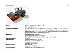 Cilindri compactori cu un singur tambur Atlas AW 1070