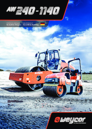 Cilindri compactori cu un singur tambur weycor AW 1080