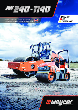 Cilindri compactori cu un singur tambur weycor AW 1080