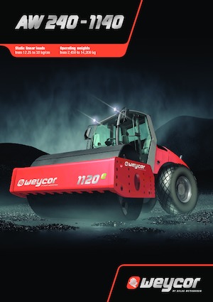 Cilindri compactori cu un singur tambur Atlas-weycor AW 1120