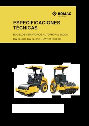 Cilindri compactori cu un singur tambur Bomag BW 124 DH