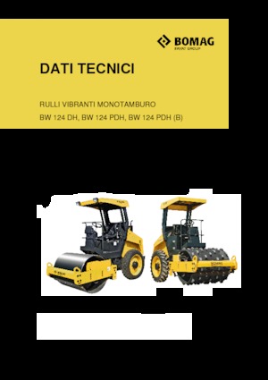 Cilindri compactori cu un singur tambur Bomag BW 124 DH