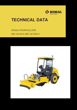Cilindri compactori cu un singur tambur Bomag BW 124 PDH-5