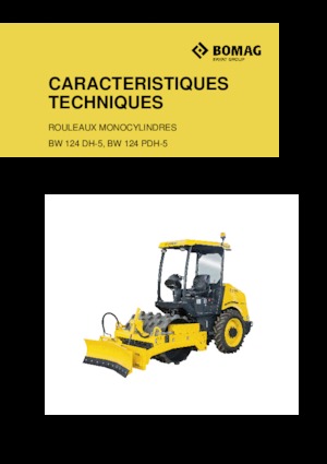 Cilindri compactori cu un singur tambur Bomag BW 124 DH-5