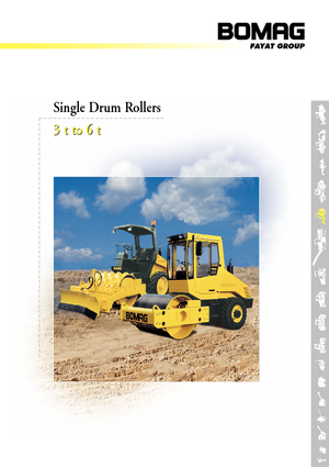 Cilindri compactori cu un singur tambur Bomag BW 145 D-3