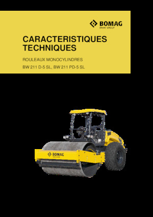 Cilindri compactori cu un singur tambur Bomag BW 211 PD-5 SL