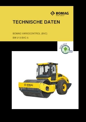 Cilindri compactori cu un singur tambur Bomag BW 213 BVC-5