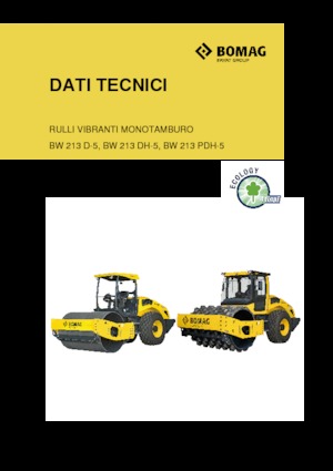 Cilindri compactori cu un singur tambur Bomag BW 213 DH-5