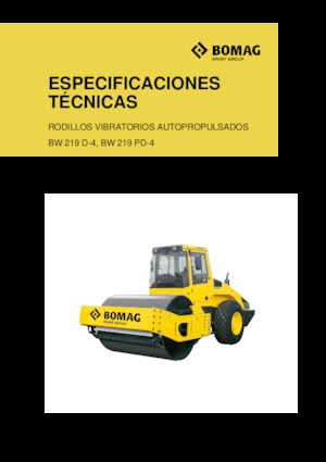 Cilindri compactori cu un singur tambur Bomag BW 219 D-4