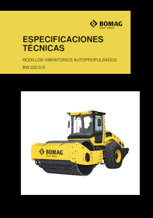Cilindri compactori cu un singur tambur Bomag BW 220 D-5