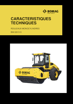 Cilindri compactori cu un singur tambur Bomag BW 220 D-5