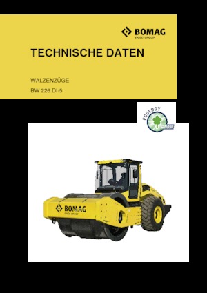 Cilindri compactori cu un singur tambur Bomag BW 226 DI-5