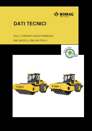 Cilindri compactori cu un singur tambur Bomag BW 226 DH-5