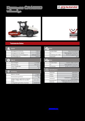 Cilindri compactori cu un singur tambur Dynapac CA 1500 D