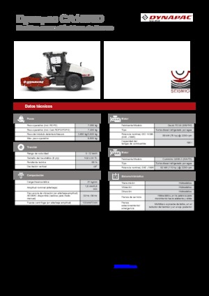 Cilindri compactori cu un singur tambur Dynapac CA 1500 D