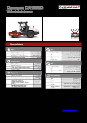 Cilindri compactori cu un singur tambur Dynapac CA 1500 D