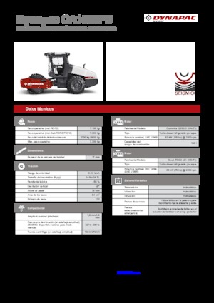 Cilindri compactori cu un singur tambur Dynapac CA 1500 PD