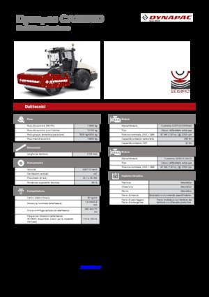 Cilindri compactori cu un singur tambur Dynapac CA 3500 D