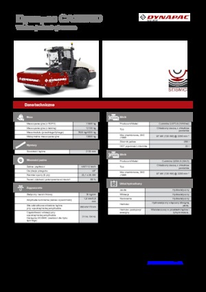 Cilindri compactori cu un singur tambur Dynapac CA 3500 D