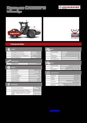 Cilindri compactori cu un singur tambur Dynapac CA 3500 PD