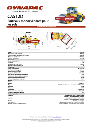 Cilindri compactori cu un singur tambur Dynapac CA 512 D